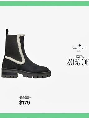 Kate Spade Piper Chelsea Boots NEW IN BOX Sz 7.5